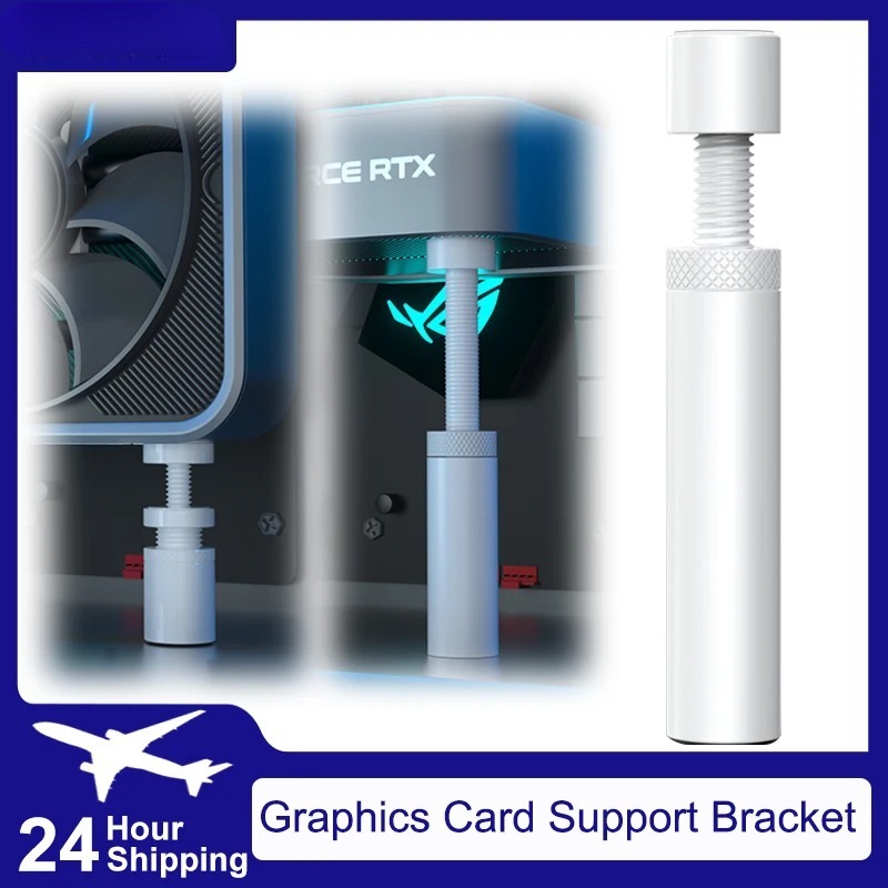 Pc Gaming Graphics Card - Aluminiowy wspornik zapobiegający opadaniu karty graficznej,