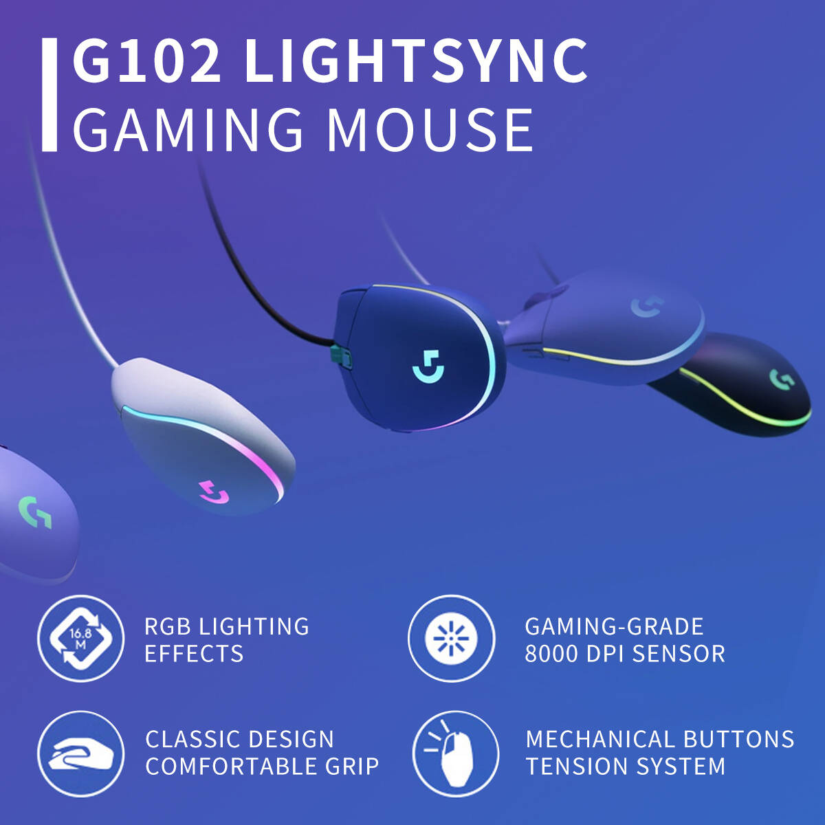 Mysz gamingowa Logitech G102 P – Pc Gaming All In One recenzja i cena