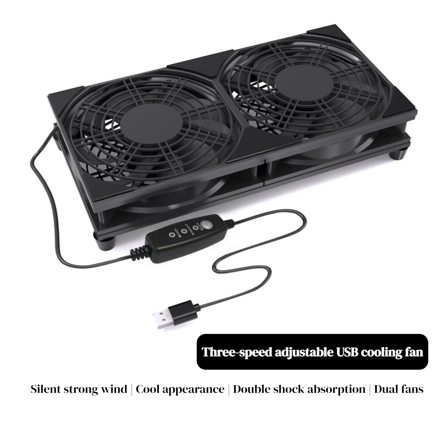 Podwójny wentylator chłodzący  – No Rgb Gaming Pc recenzja i cena