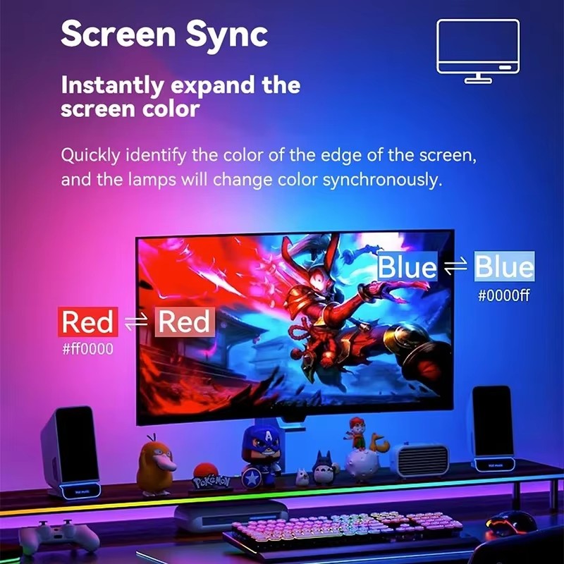 Pasek LED RGB do gier, podświe – No Rgb Gaming Pc recenzja i cena