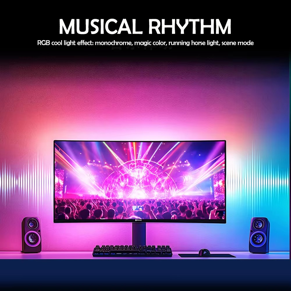 Taśma LED RGB do gier, podświe – No Rgb Gaming Pc recenzja i cena