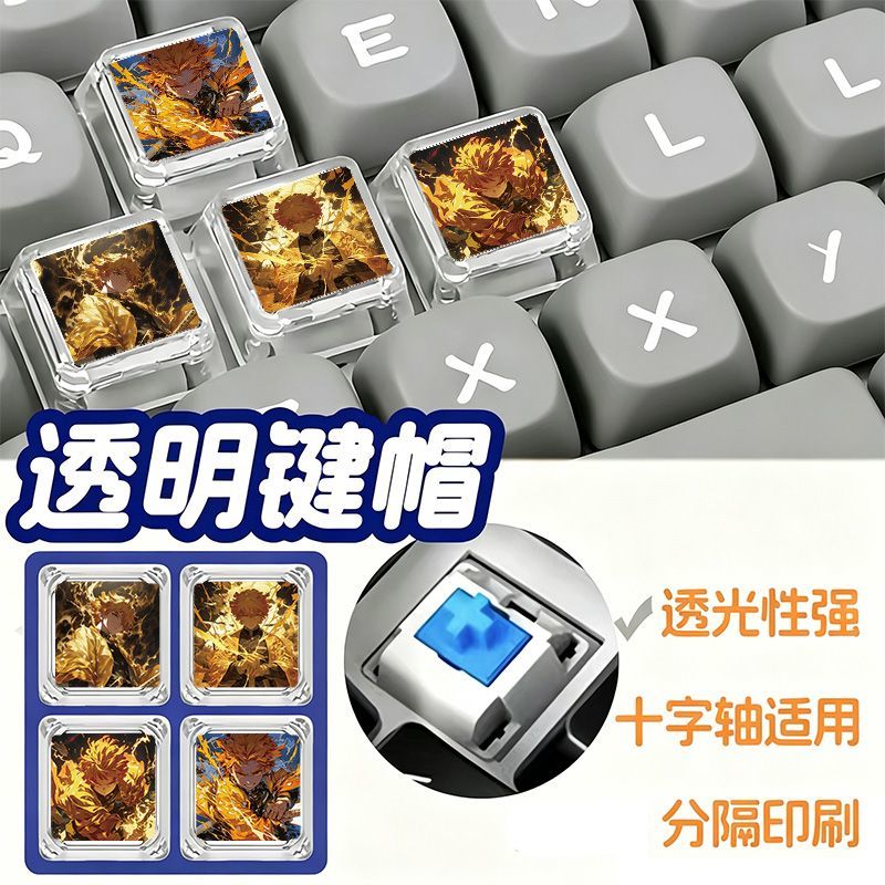Klawisz Demon Slayer Zenitsu,  – Mechanical Keyboard recenzja i cena