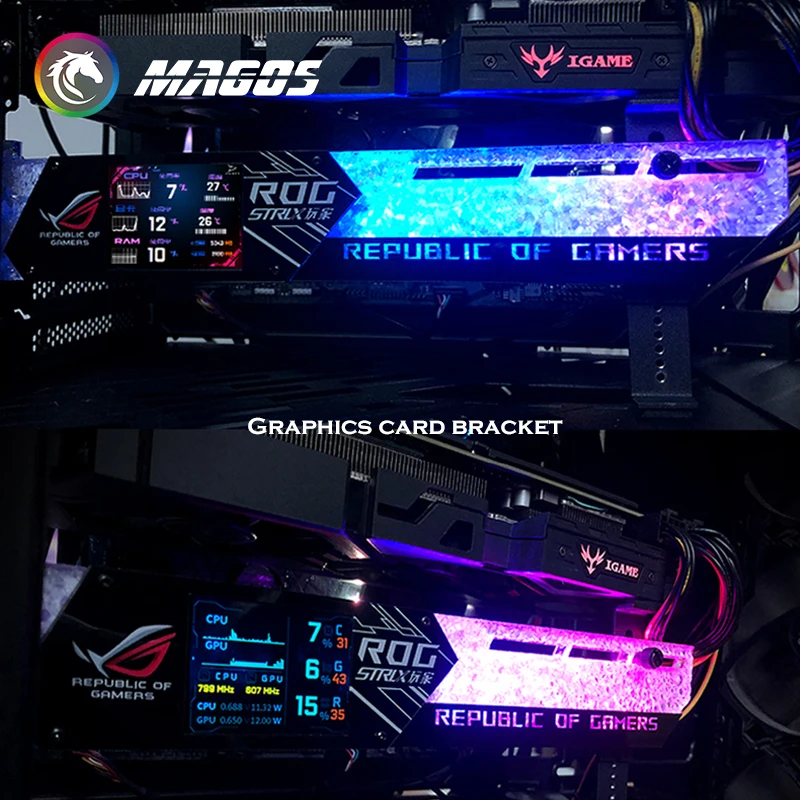 DIY 2,2-calowy uchwyt GPU wyśw – Pc Gaming Graphics Card recenzja i cena